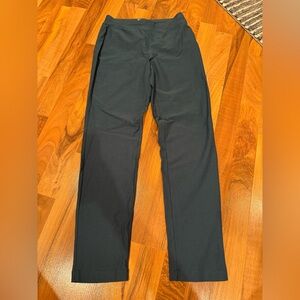 Eileen Fischer slim ankle pull on pant dark teal size XXS stretch‎ NWT